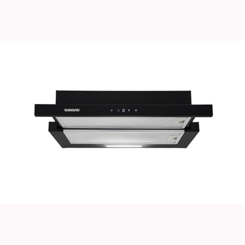 SUGGAR DEPURADOR DE AR SLIM TOUCH DE EMBUTIR 80CM PRETO 220V DE82THPT