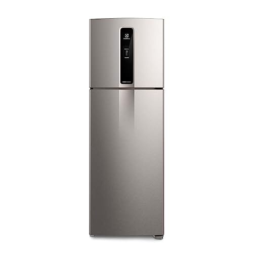 Geladeira Electrolux Frost Free Duplex Efficient com AutoSense cor Inox Look 390L (IF43S) 127V