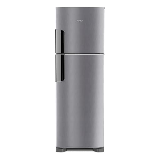 Geladeira Consul Frost Free Duplex 386 litros com Altura Flex cor Inox CRM44AK 110V