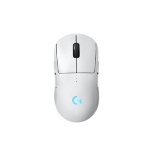 Mouse Gamer Sem Fio Logitech G PRO 2 LIGHTSPEED para Destros ou Canhotos, 4 Botões Programáveis e Removíveis, Sensor Hero 2 44K DPI, Carregamento USB-C, PC/Mac - Branco