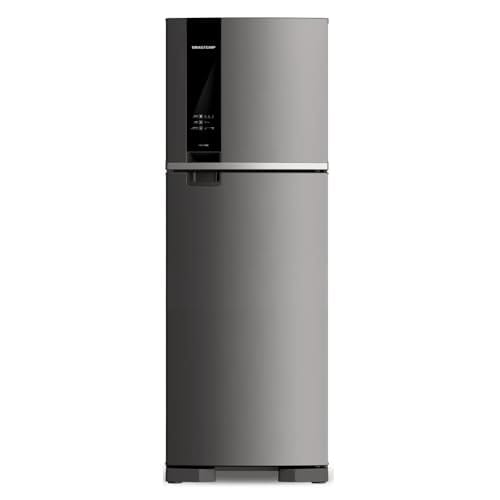 Geladeira Brastemp Frost Free Duplex 375 litros cor Inox com Espaço Adapt - BRM45JK 110V