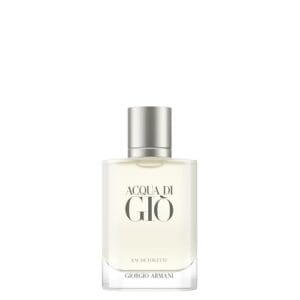 Armani Beauty, Acqua di Giò Eau de Toilette, 50ml, Giorgio Armani, Perfume Masculino Refilável, Fragrância Cítrica, Aquática e Fresca com Notas de Bergamota, Cedro, Patchouli, Jasmim e Almíscar