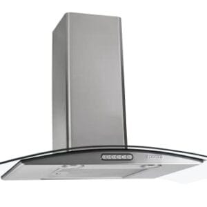 COIFA DE PAREDE Fogatti VIDRO CURVO DUTO SLIM INOX 80CM 127V