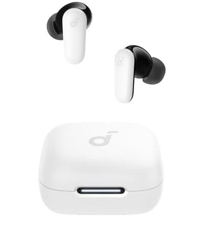 soundcore P30i by Anker, Fones de Ouvido com Cancelamento de Ruído, Graves Poderosos, 45H de Reprodução, Estojo 2-em-1 com Suporte para Celular, IP54, Bluetooth 5.4, Fones Sem Fio