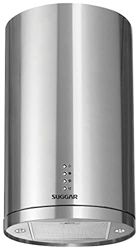 SUGGAR COIFA ILHA REDONDA QUARTZO INOX 35CM 220V TP3522IX