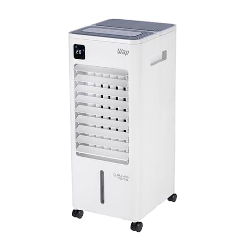 WAP Climatizador de Ar Torre CONTROL DIGITAL 3 em 1 - Climatiza, Umidifica e Ventila, Painel Touch, Controle Remoto e Blocos para Congelamento 220V
