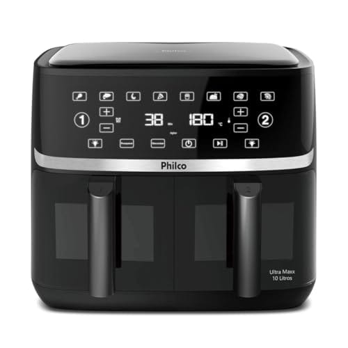 Air Fryer Philco 10L Cesto Duplo 2000W PAF10A 220V