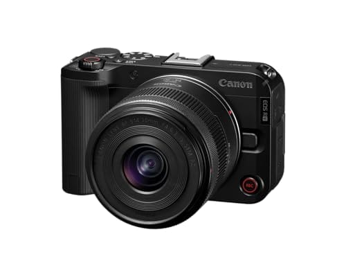 Canon EOS R50 V com RF-S14-30 mm F4-6.3 é lente STM PZ, câmera híbrida de lente intercambiável sem espelho APS-C, lente de zoom ultra grande angular, vídeo vertical, vlogging, transmissão ao vivo