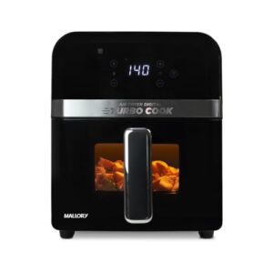 Fritadeira Elétrica Mallory Turbocook 6L - Painel Touch, Visor em Vidro, Air Cook System, Timer 60 minutos, Air Cook System – 220V