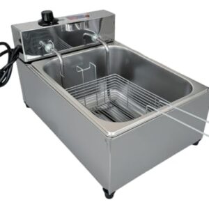 Fritadeira Industrial Elétrica Cuba 7l Inox Profissional