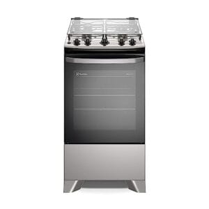 Fogão Electrolux 4 bocas Efficient com PerfectCook Prata (FE4IS) Bivolt
