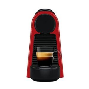 Nespresso Essenza Mini Cafeteira 220V, máquina de café Espresso compacta para casa, máquina de cápsula / cápsula elétrica automática (vermelha)