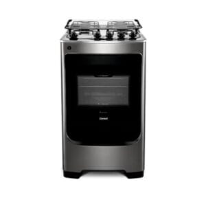 Fogão Consul 4 bocas cor Inox com acendimento automático - CFO4NAR BIVOLT