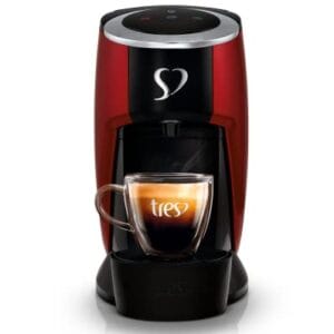 Cafeteira Espresso Touch Vermelha, 220V - TRES 3 Corações