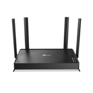 TP-Link Archer BE220 WiFi 7, 3,6 Gbps, banda dupla, 1 x 1 G WAN + 4 x 1 G LAN, 4 antenas, EasyMesh, HomeShield, compatível com todos os ISPs