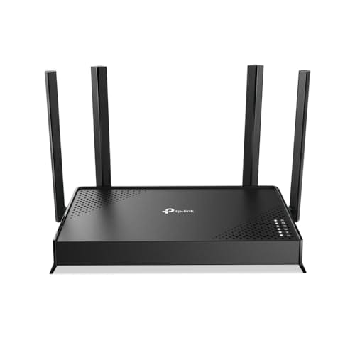 TP-Link Archer BE220 WiFi 7, 3,6 Gbps, banda dupla, 1 x 1 G WAN + 4 x 1 G LAN, 4 antenas, EasyMesh, HomeShield, compatível com todos os ISPs