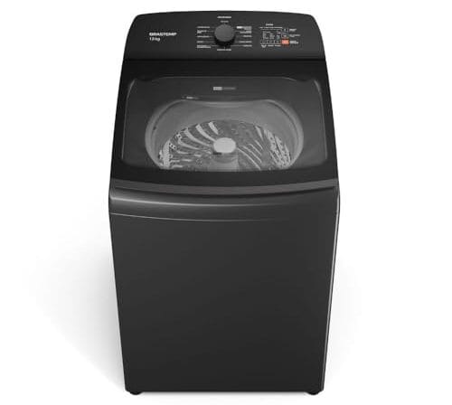 Máquina de Lavar Brastemp 13Kg Cinza Platinum com Ciclo Tira Manchas Advanced e Ciclo Antibolinha - BWK13A9 220v