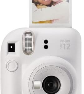 Fujifilm Câmera instantânea Instax Mini 12, argila branca