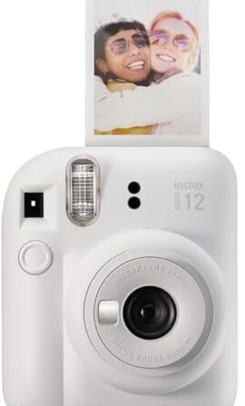 Fujifilm Câmera instantânea Instax Mini 12, argila branca