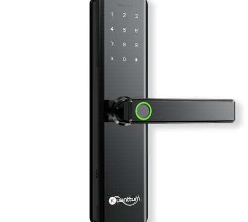 Fechadura Eletronica Digital Biométrica Smart Inteligente Kuanttum Kappa