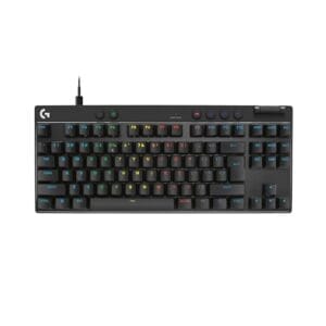 Teclado Gamer Com Fio Logitech G PRO X TKL RAPID com layout US, Switches Magnético- analógicos, Modo Rapid Trigger, Acionamento Ajustável, e RGB LIGHTSYNC - Preto