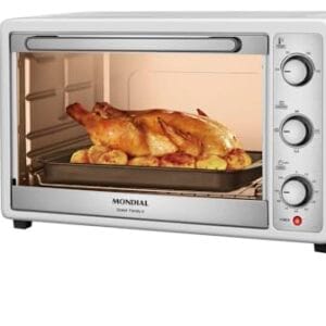 Forno Elétrico 52L Grand Family II, Mondial, Branco/Inox, 1800W, 127V - FRN-52-W