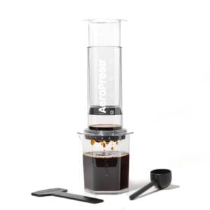 AeroPress Clear XL Prensa de Café – 3 em 1: Prensa Francesa, Coado Manual e Espresso, Café Suave sem Resíduos ou Amargor, Portátil para Casa, Escritório, Camping e Viagem