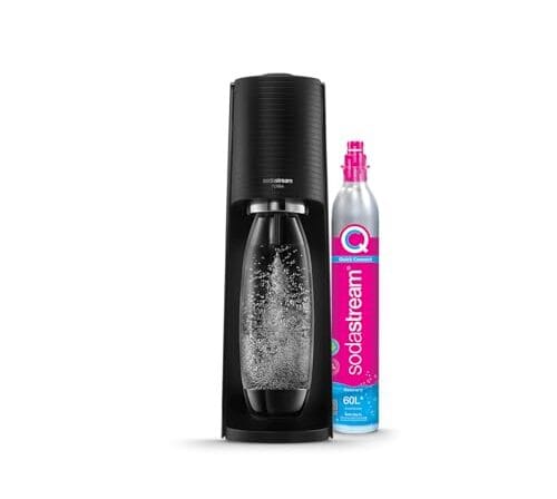 Máquina para Gaseificar Água, Terra, Preta, SodaStream (PRETO)