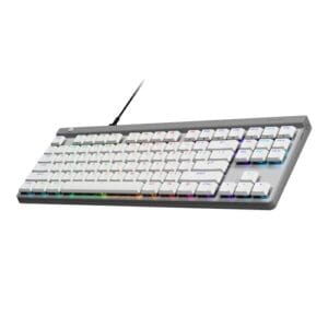 Teclado Mecânico Gamer Logitech G515 com Design TKL, RGB LIGHTSYNC e Switch GL Brown Tactile - Branco