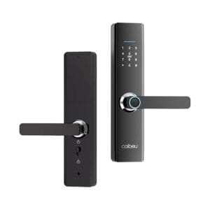 Fechadura Eletronica Inteligente Digital Biométrica WKZW-N08, Tuya APP, 8 Formas Acesso, Para Portas 4-6.4cm