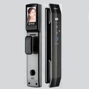 Fechadura eletrônica inteligente câmera, reconhecimento facial 3D, Digital Biométrica