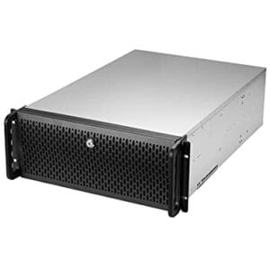 Rosewill RSV-L4000U 4U Chassi de servidor de montagem em rack | 8 compartimentos HDD de 8.9 cm, 3 13.3 cm | E-ATX | Inclui 5 ventiladores frontais de 120 mm, 2 ventoinhas traseiras de 80 mm | USB 3.0,