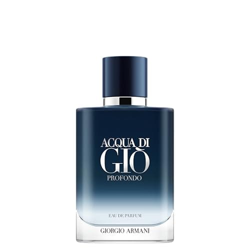Armani Beauty, Acqua di Giò Profondo Eau de Parfum, 100ml, Giorgio Armani, Perfume Masculino, Fragrância Aquática Amadeirada com Notas de Lavanda, Patchouli, Alecrim e Mandarina Verde