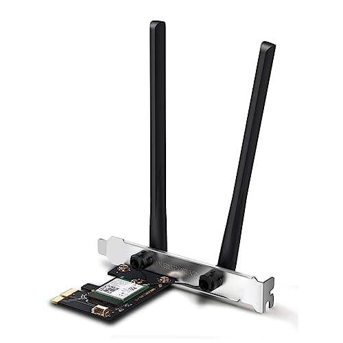 Adaptador Wi-Fi 6 PCIe AX3000 Bluetooth 5.2