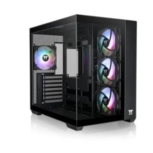 Thermaltake Ver 380 TG ARGB | Chassi de torre média | Preto