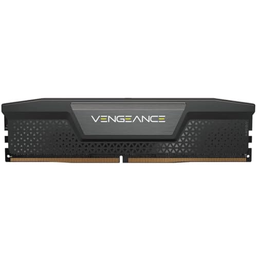 CORSAIR Memória Vengeance DDR5 RAM 16GB (1x16GB) 5200MHz CL40-40-40-77 1,25V AMD Expo Intel XMP 3.0 Desktop Computer Memory – Cinza (CMK16GX5M1B5200Z40)