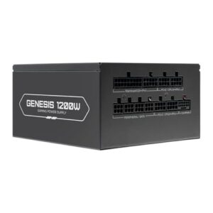 Fonte Pichau Genesis 1200W | Full Modular | Certificação Cybenetics Platinum | PFC Ativo | Bivolt Automático 100-240V AC | PCIe 5.0 | Formato ATX V3.0