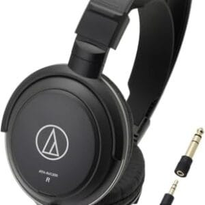 audio-technica FONE DE OUVIDO OVER EAR SONIC PRO- ATH-AVC200, Preto