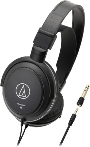 audio-technica FONE DE OUVIDO OVER EAR SONIC PRO- ATH-AVC200, Preto