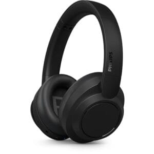 PHILIPS, Headphone Bluetooth, TAH6509BK/00, Com Cancelamento de Ruído Ativo ANC, Até 70 horas de bateria, Preto