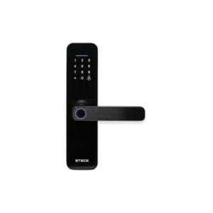 Steck, Fechadura Inteligente Wi-Fi Com Maçaneta e Biometria, Ambiente Conectado, SLOCK3PS1