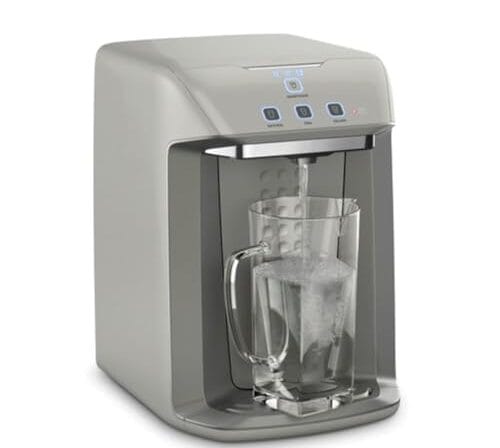Purificador de Água Gelada Fria e Natural Elétrico Compacto Eletronico placa Electrolux Alerta troca de Filtro refil 12 meses ou 3000l Painel Touch Bivolt Prata PA26G