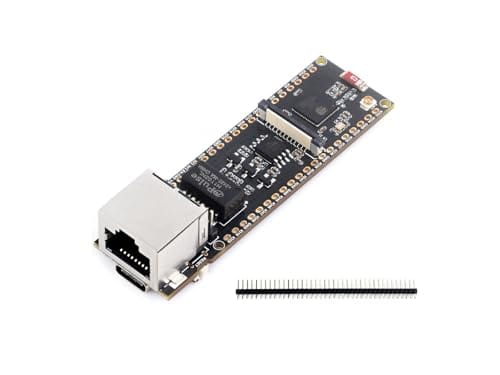 Placa de desenvolvimento Ethernet ESP32-S3 integrada 10/100Mbps porta RJ45 ETH, interface da câmera, porta USB tipo C, slot para cartão TF e conector de módulo PoE, suporte Wi-Fi e Bluetooth,