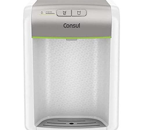 Purificador de água Consul Prata refrigerado, com proteção antibactérias - CPB34AS Bivolt