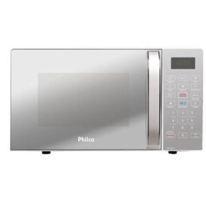 Micro-ondas Philco 20 Litros Limpa Fácil Espelhado Branco PMO23EB - 220V
