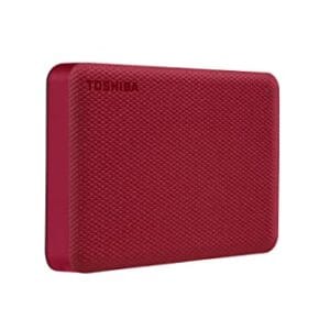 HD Externo Portátil Toshiba 4TB Canvio Advance USB 3.0 Vermelho - HDTCA40XR3CA
