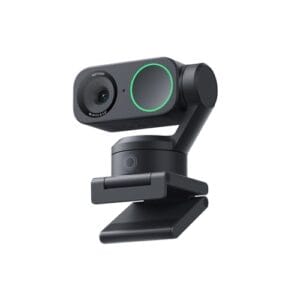 Insta360 Link 2 - Webcam PTZ 4K para PC/Mac, sensor de 1/5.1 cm, rastreamento AI, HDR, microfone com cancelamento de ruído AI, controle de gestos para streaming, chamadas de vídeo, jogos, funciona com