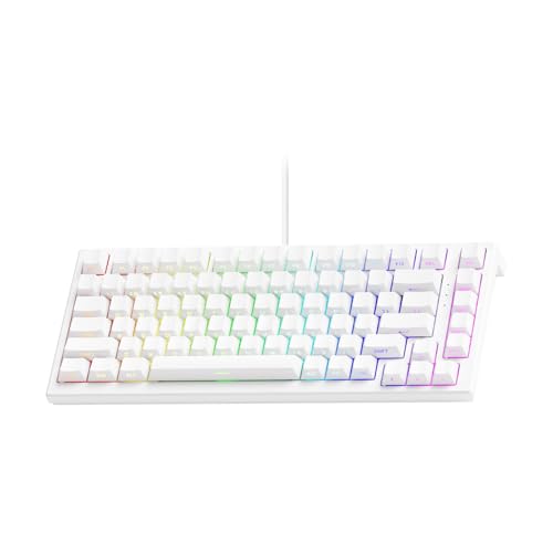 Teclado Magnético Gamer Akko TAC75 HE Branco 75% 8K Switch Akko AstroAim Linear AKKO01-00015-WH