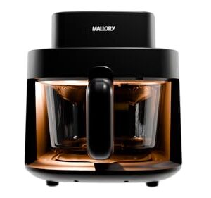 Fritadeira Elétrica Mallory SmartGlass - 4,5L, Air Cook 360°, Temperatura até 200°C, Cuba de Vidro Temperado - 127V