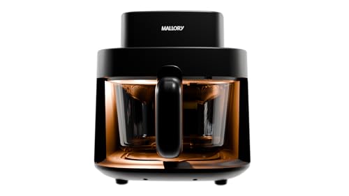 Fritadeira Elétrica Mallory SmartGlass - 4,5L, Air Cook 360°, Temperatura até 200°C, Cuba de Vidro Temperado - 220V